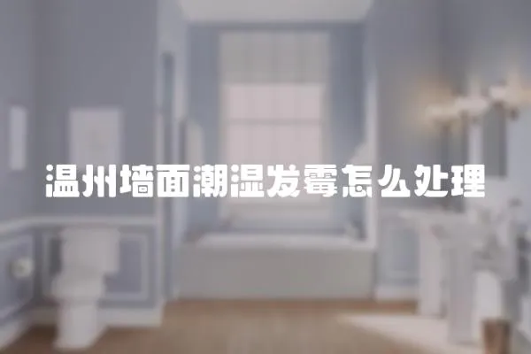 溫州墻面潮濕發(fā)霉怎么處理