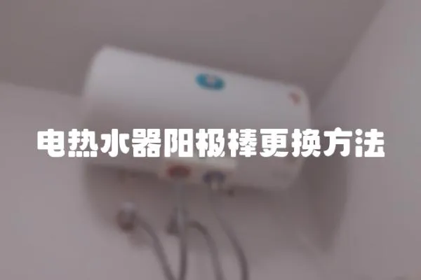 電熱水器陽極棒更換方法