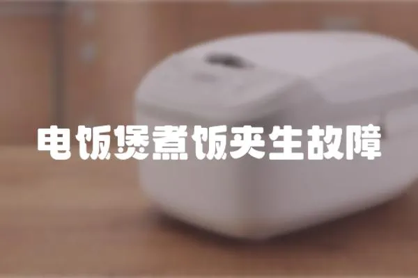 電飯煲煮飯夾生故障