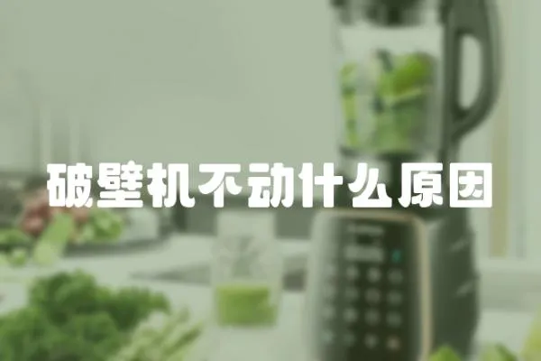 破壁機不動什么原因