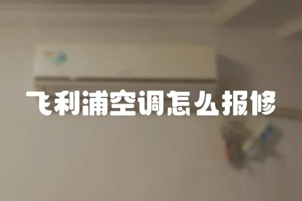 飛利浦空調怎么報修