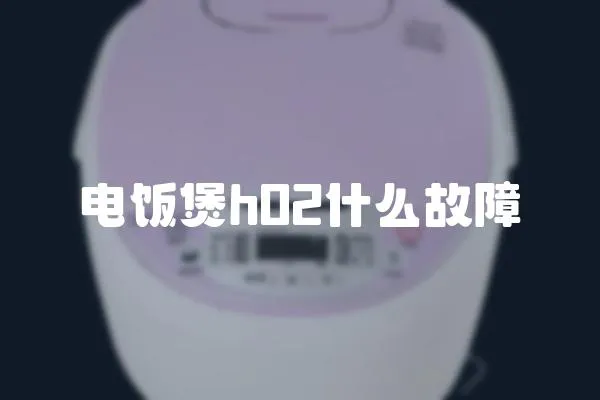 電飯煲h02什么故障