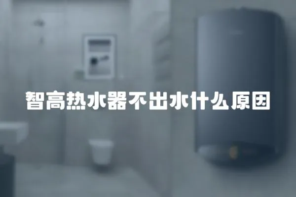 智高熱水器不出水什么原因