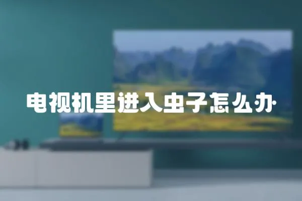 電視機里進入蟲子怎么辦