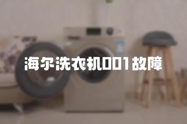 海爾洗衣機001故障