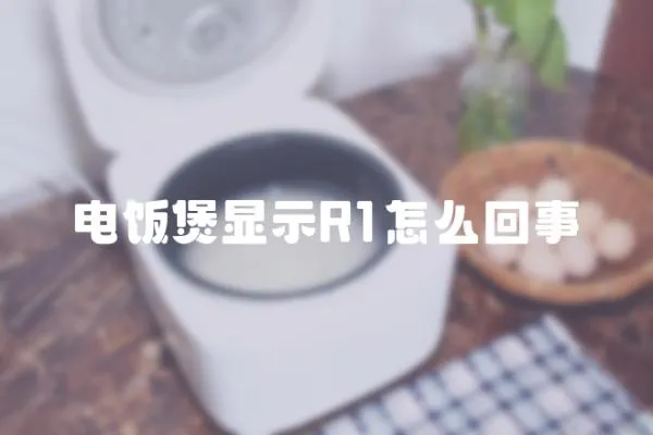 電飯煲顯示R1怎么回事