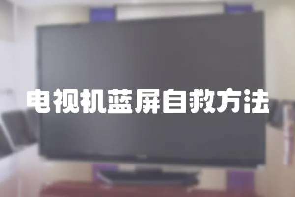 電視機(jī)藍(lán)屏自救方法