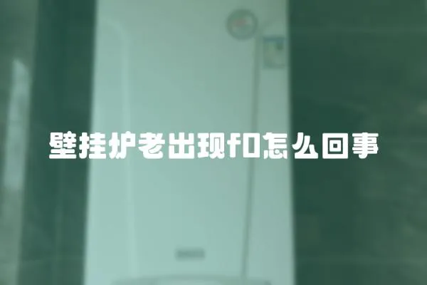 壁掛爐老出現f0怎么回事
