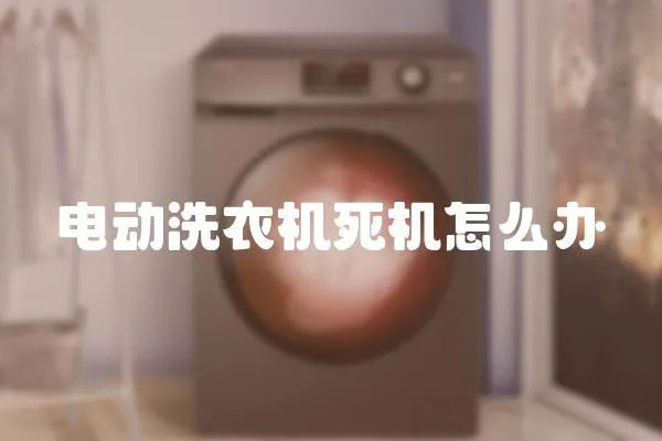 電動洗衣機死機怎么辦