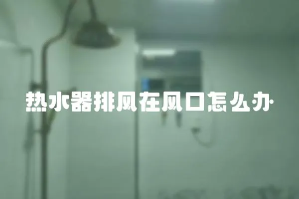 熱水器排風在風口怎么辦
