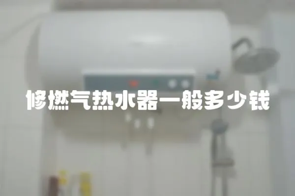 修燃?xì)鉄崴饕话愣嗌馘X