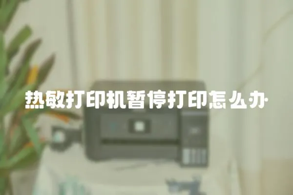 熱敏打印機(jī)暫停打印怎么辦