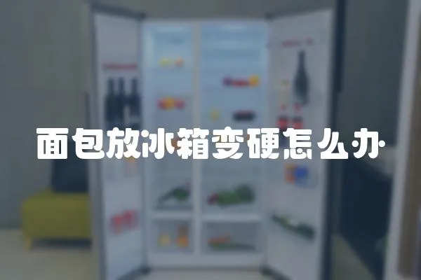 面包放冰箱變硬怎么辦