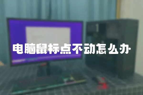 電腦鼠標點不動怎么辦