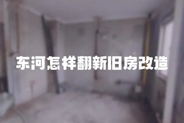 東河怎樣翻新舊房改造