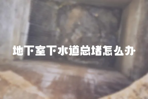 地下室下水道總堵怎么辦