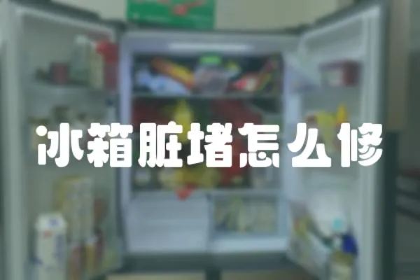 冰箱臟堵怎么修