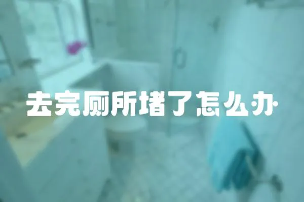 去完廁所堵了怎么辦