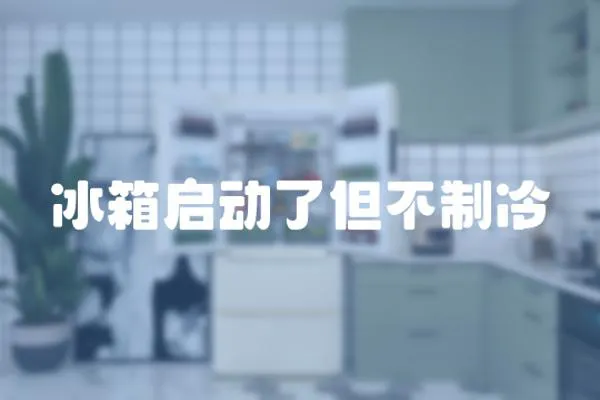 冰箱啟動了但不制冷
