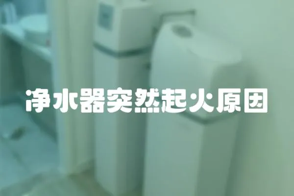凈水器突然起火原因