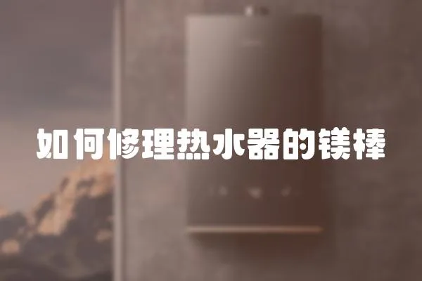 如何修理熱水器的鎂棒