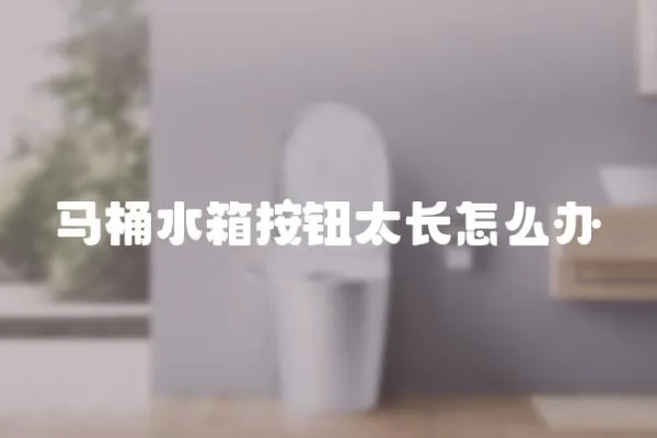 馬桶水箱按鈕太長怎么辦
