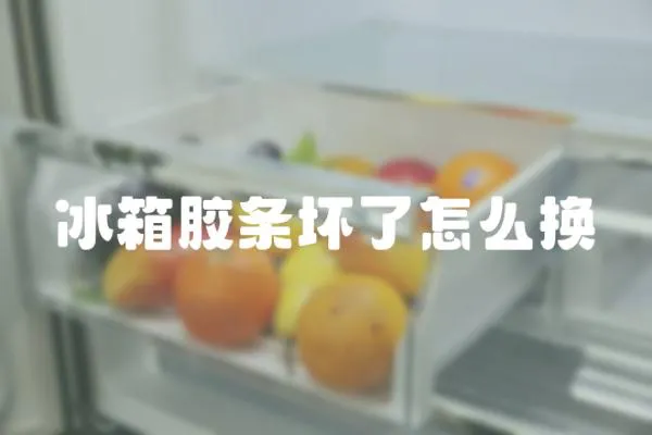 冰箱膠條壞了怎么換