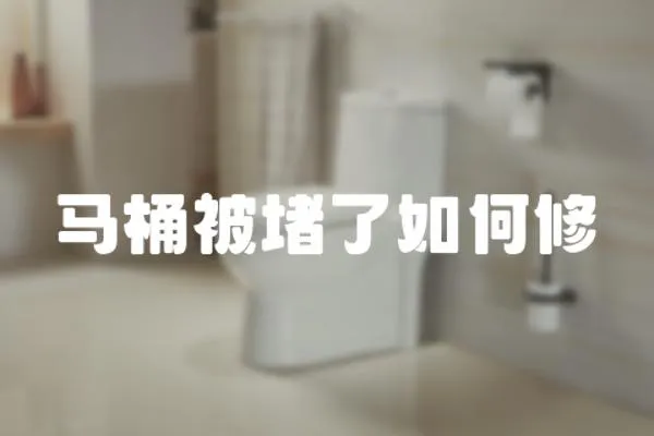 馬桶被堵了如何修