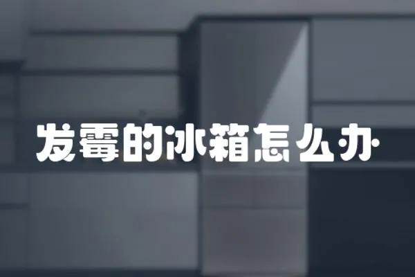 發霉的冰箱怎么辦