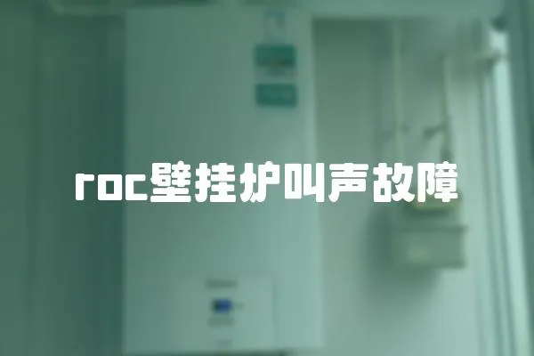 roc壁掛爐叫聲故障