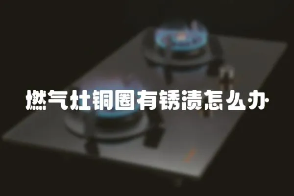 燃?xì)庠钽~圈有銹漬怎么辦