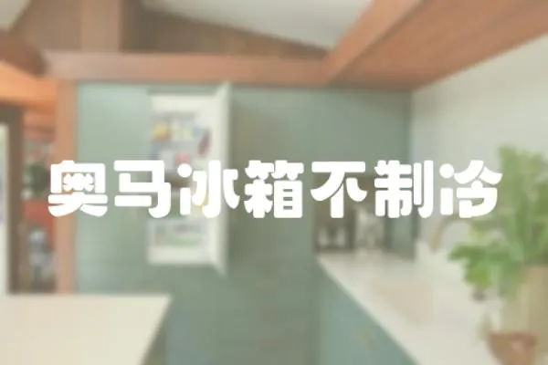 奧馬冰箱不制冷