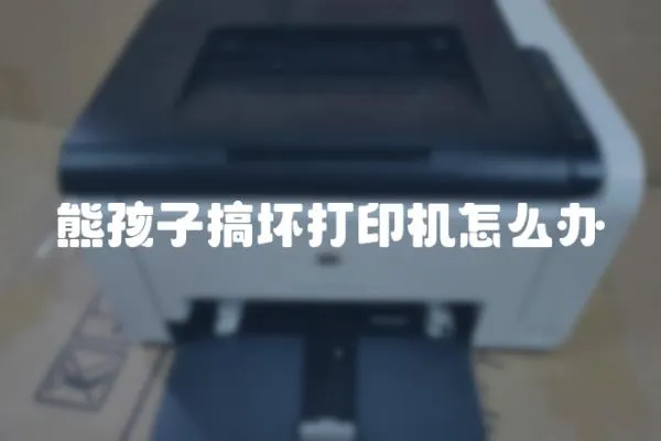 熊孩子搞壞打印機(jī)怎么辦