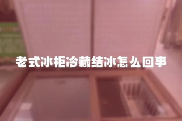 老式冰柜冷藏結(jié)冰怎么回事