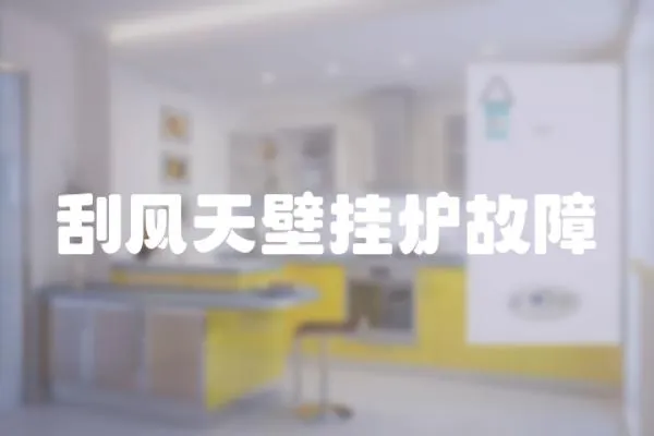 刮風天壁掛爐故障