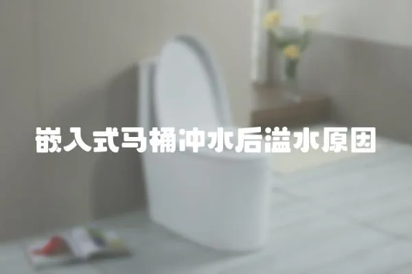 嵌入式馬桶沖水后溢水原因