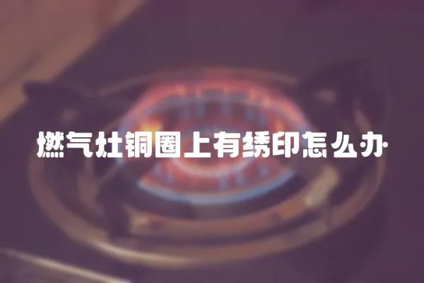 燃?xì)庠钽~圈上有繡印怎么辦