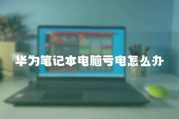 華為筆記本電腦虧電怎么辦