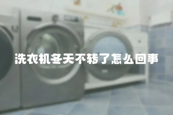 洗衣機冬天不轉了怎么回事