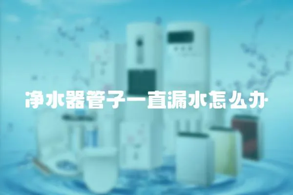 凈水器管子一直漏水怎么辦