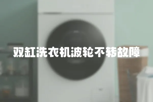 雙缸洗衣機波輪不轉故障