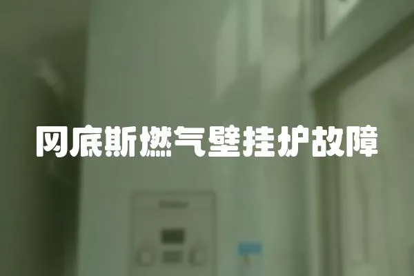 岡底斯燃氣壁掛爐故障