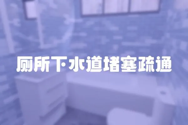 廁所下水道堵塞疏通