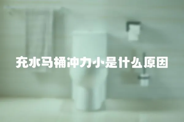 充水馬桶沖力小是什么原因