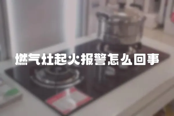 燃氣灶起火報警怎么回事