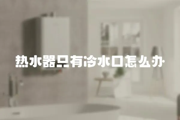熱水器只有冷水口怎么辦