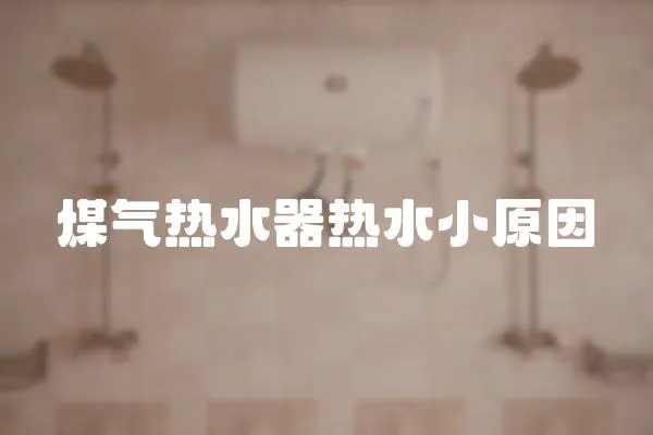 煤氣熱水器熱水小原因