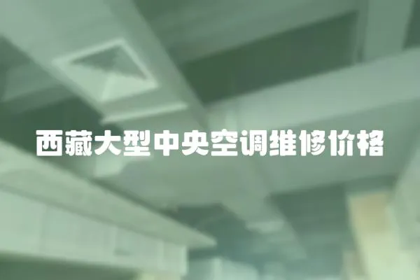 西藏大型中央空調維修價格