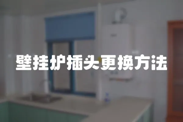 壁掛爐插頭更換方法