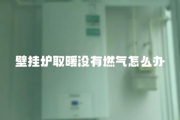 壁掛爐取暖沒有燃氣怎么辦